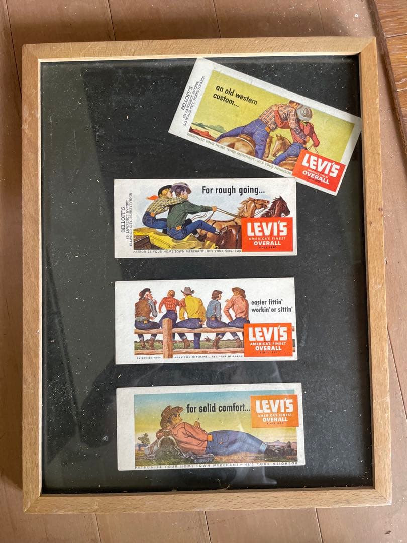 LEVI'S ヴィンテージ広告 4枚セット