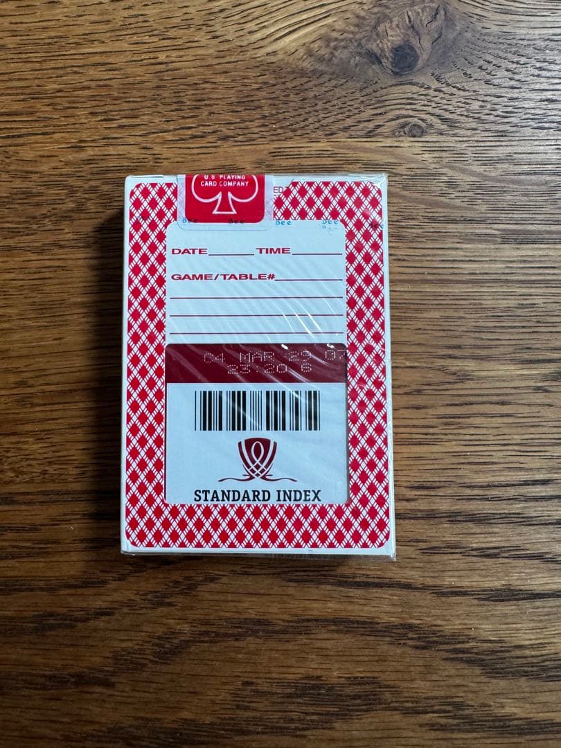 【新品未開封】Bee Wynn カジノデック 赤青2個セット