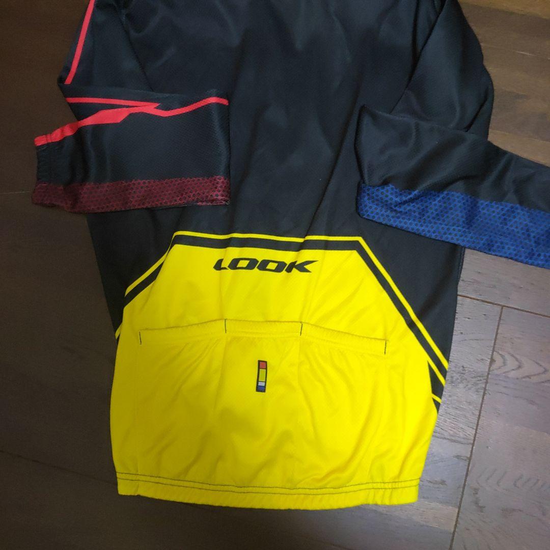 LOOK サイクルジャージ 長袖裏起毛 L