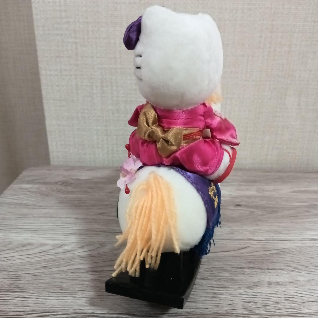 タグ付き　サンリオ　ハローキティ　正月干支飾り午・馬・2002