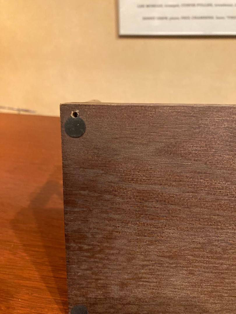 サントリーウイスキー山崎、白州専用木製台座　替えのプレート付き　ディスプレイ