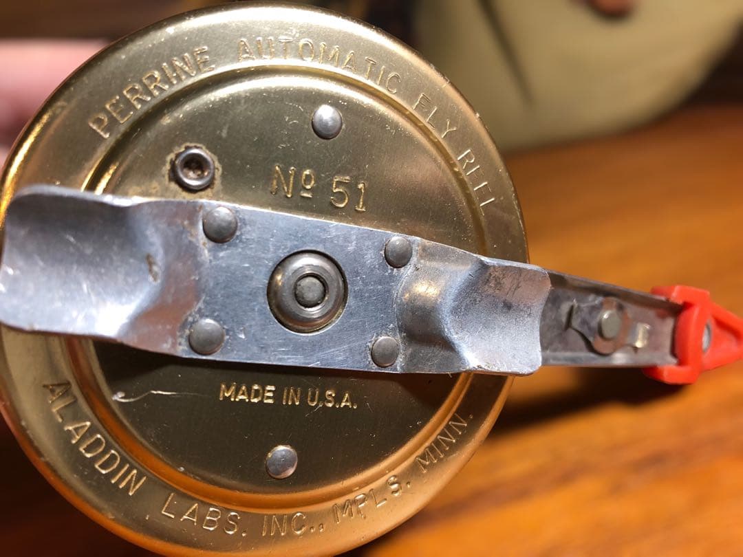 USA製　PERRINE automatic fly reel no51