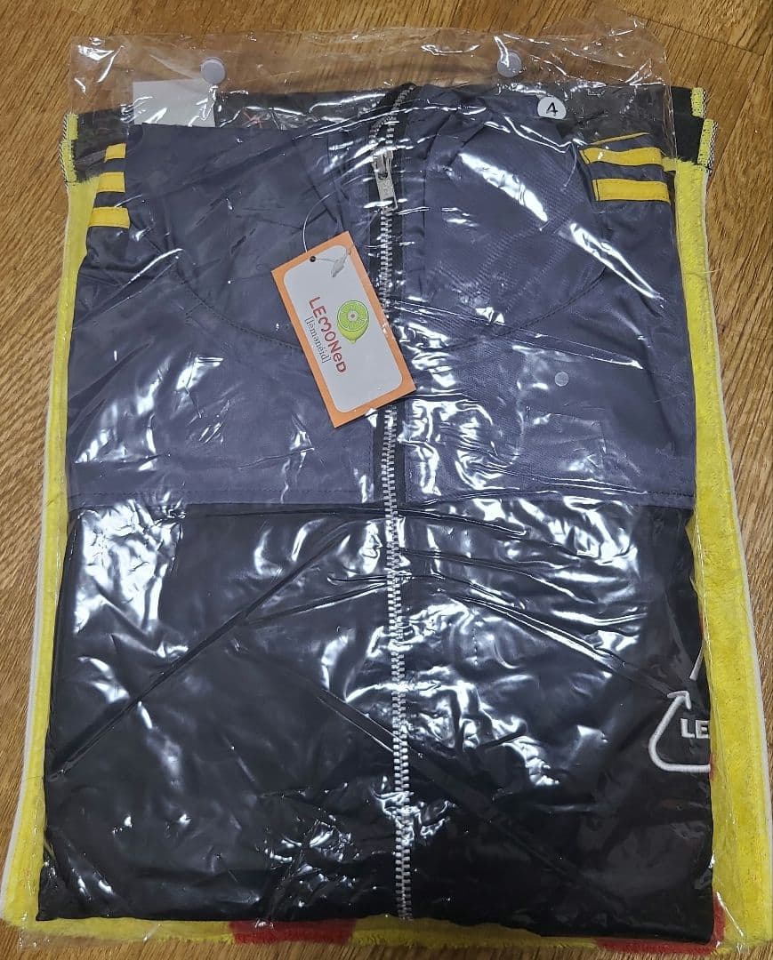 LEMONED ジップアップジャケット グレー