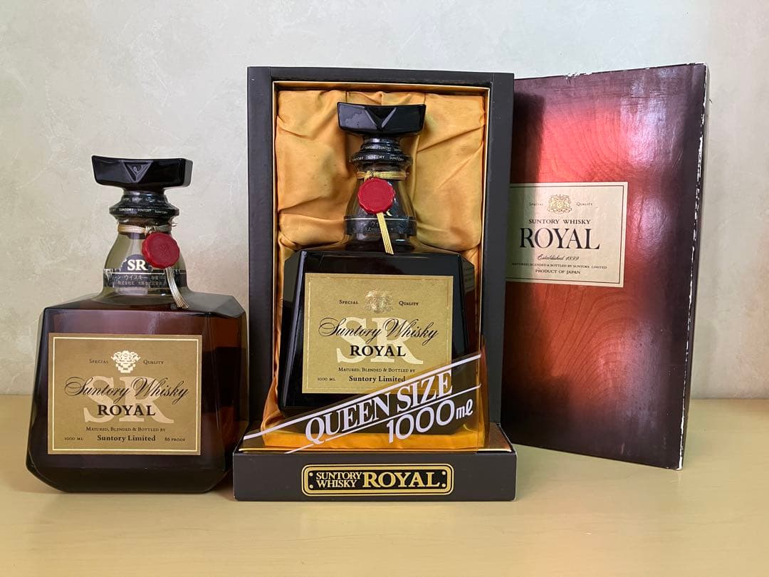 サントリーウイスキー ロイヤル 1000ml クイーンサイズ　古酒　2本