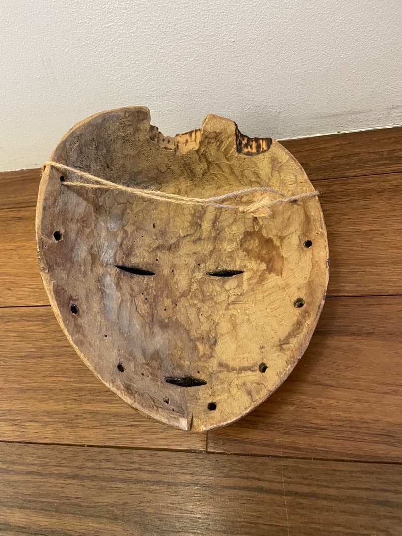 アフリカ 木彫 マスク 仮面 プリミティブアート アンティーク民藝 骨董 古美術