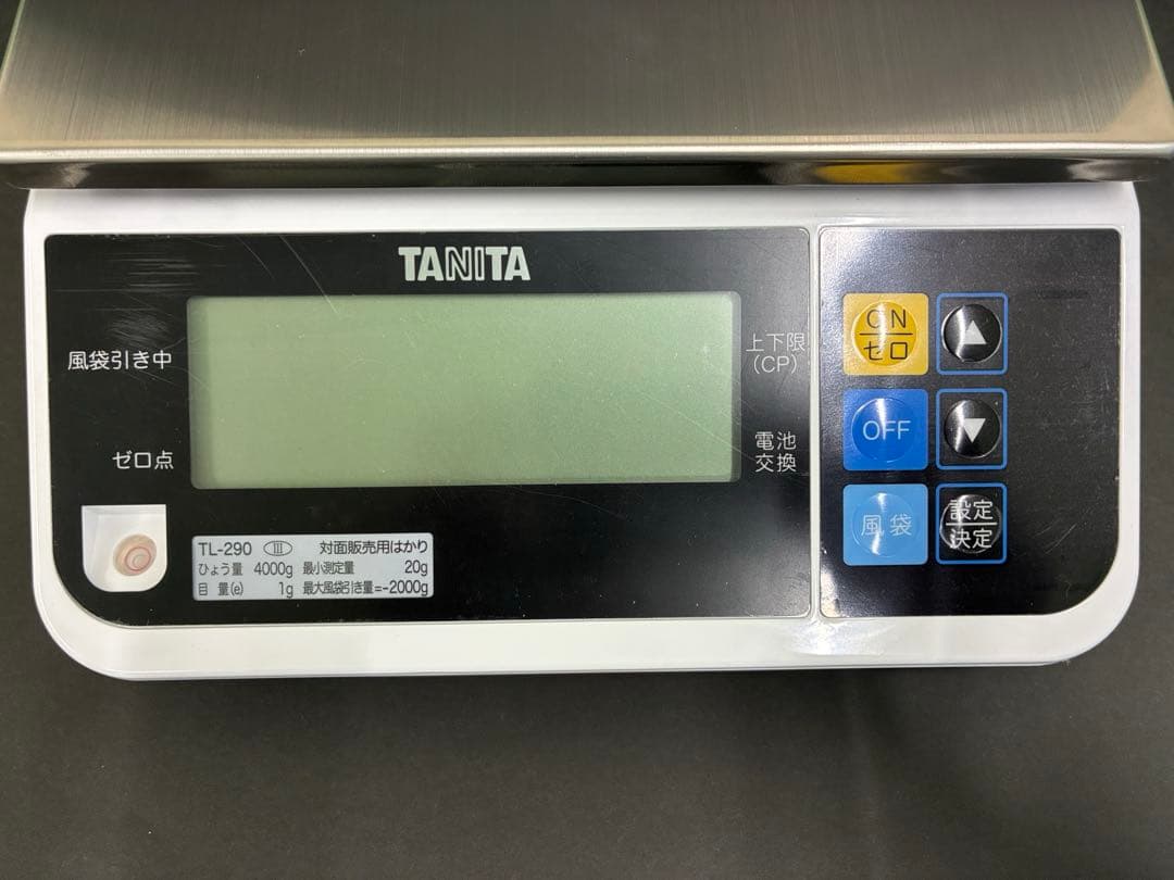 ＜未使用に近い＞タニタ＊デジタルスケール＊TL-290＊対面表示＊4kg