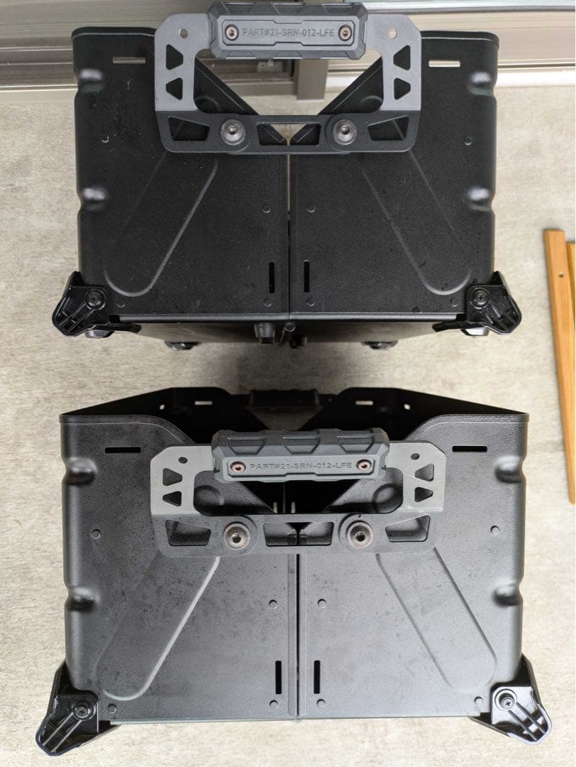 【雪峰祭限定】スノーピーク　コンテナ　ブラック2個セット