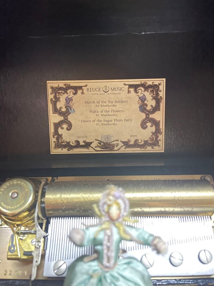 REUGE MUSIC リュージュ 72弁　オルゴール　バレリーナ