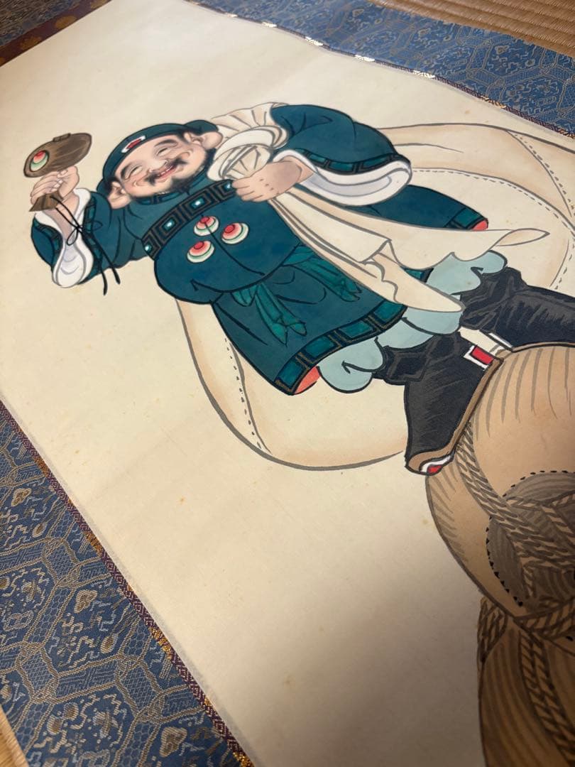 掛け軸　七福神の大黒天様