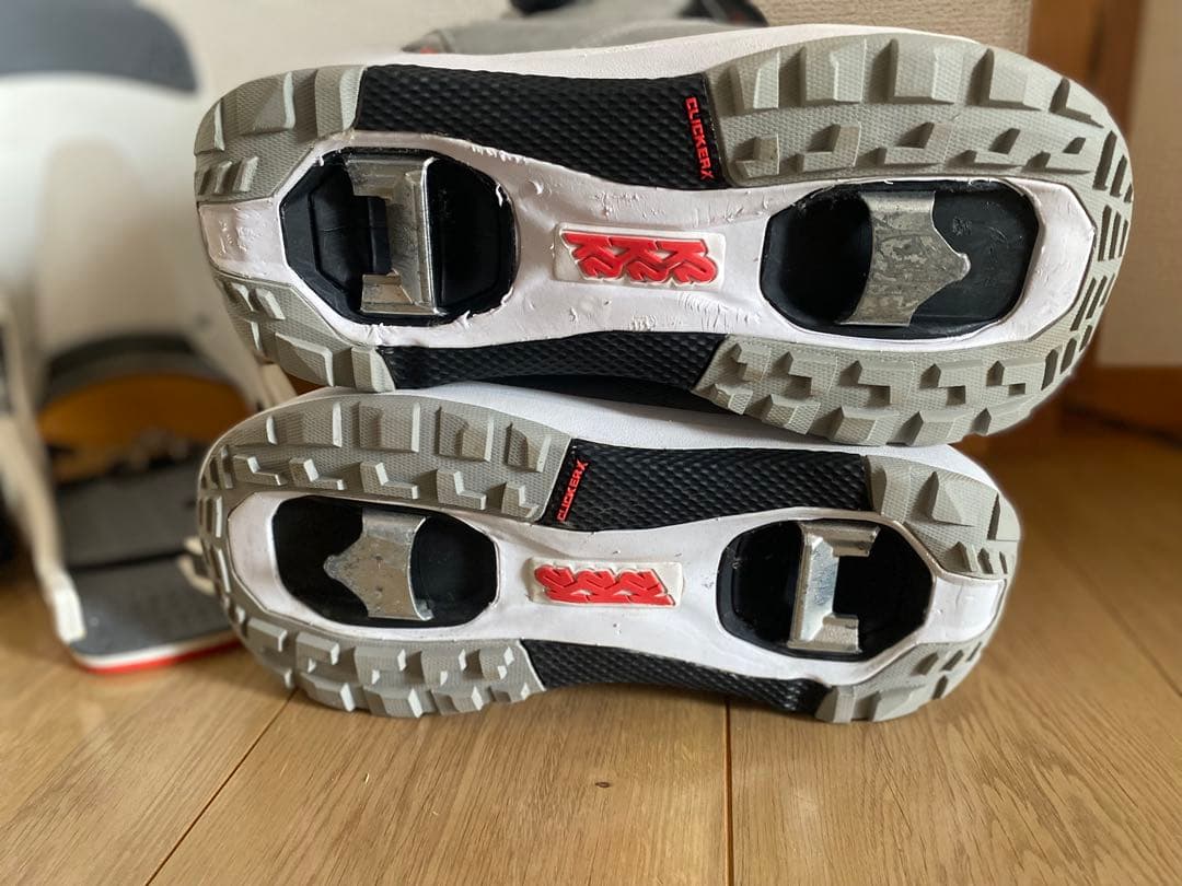 美品！K2 CLICKER ステップイン ブーツ/ビンディング 2点セット