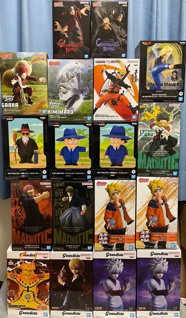 プライズフィギュア　ドラゴンボール　ナルト　ヒロアカ　呪術廻戦　ハンターハンター