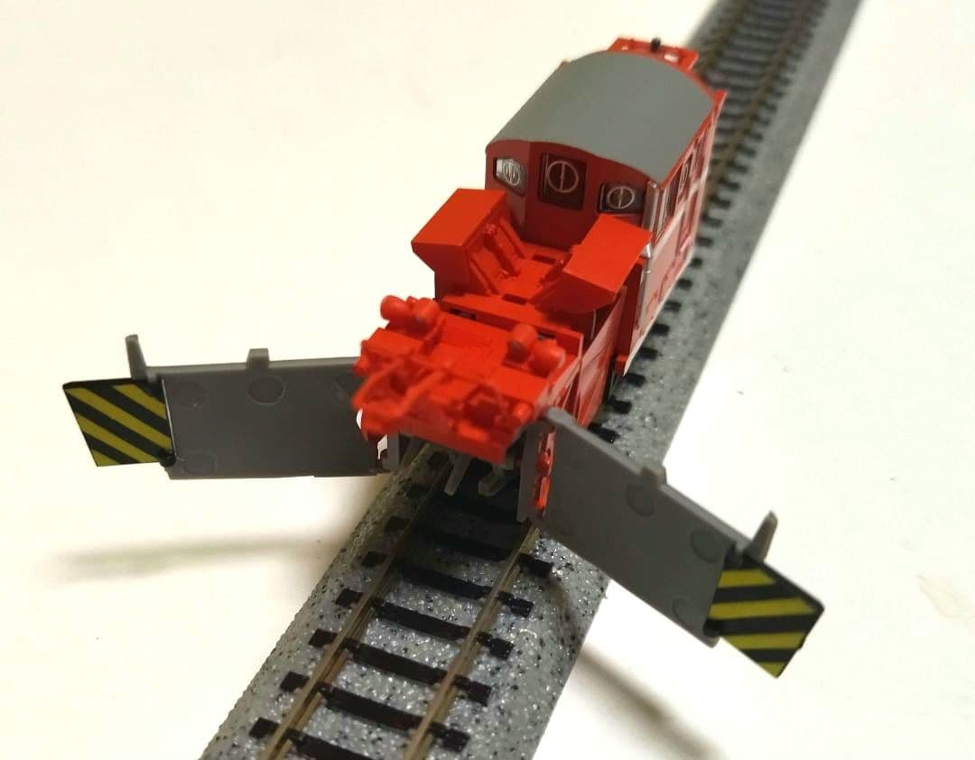 NゲージマイクロエースＤＤ５３−２ロータリー除雪機関車改造後２両セットA６１５３