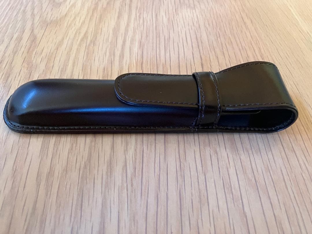 TRIM コードバン 1本挿し ペンケース 肉盛りタイプ チョコ