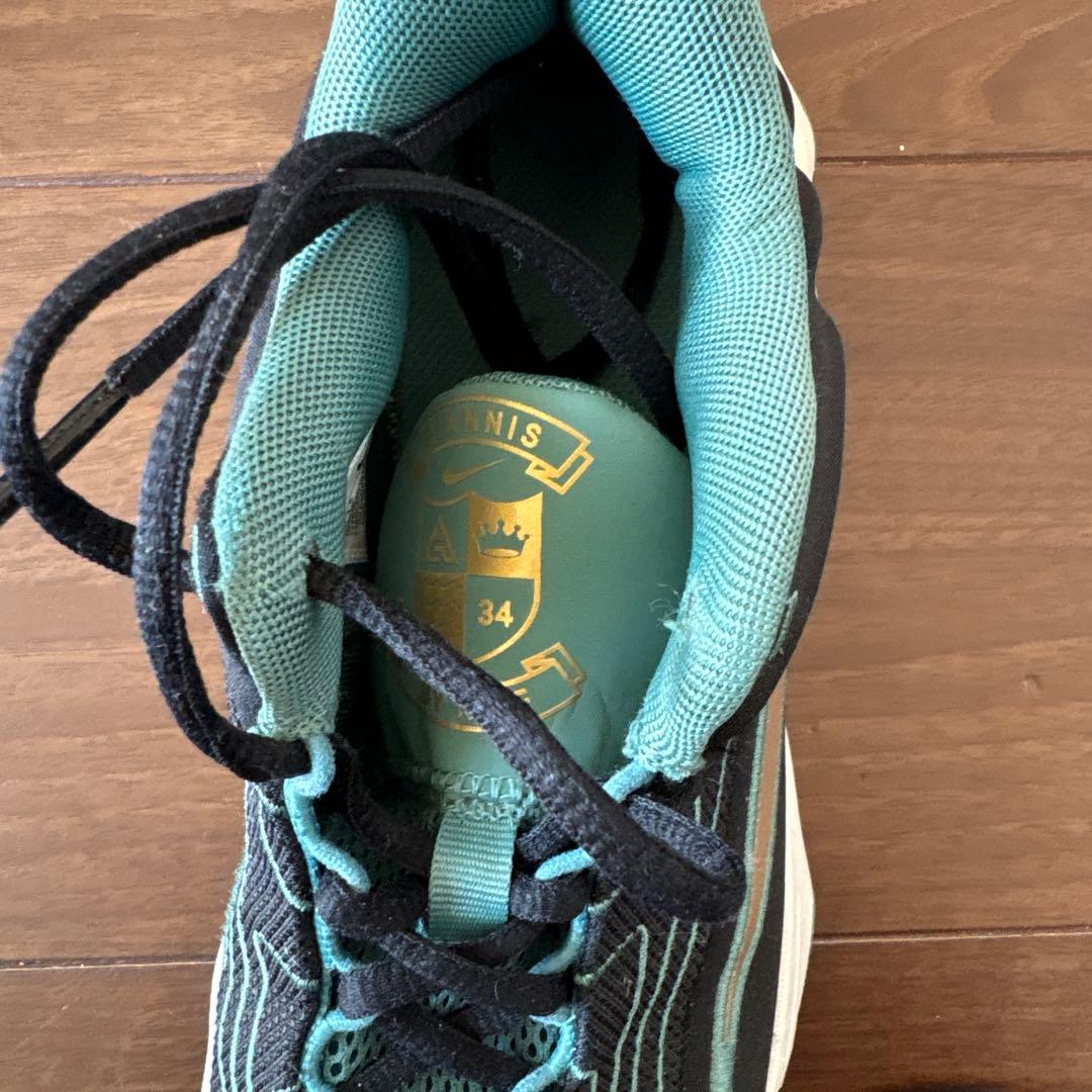 Nike バスケットシューズ　バッシュ　ブラック/グリーン　23.0