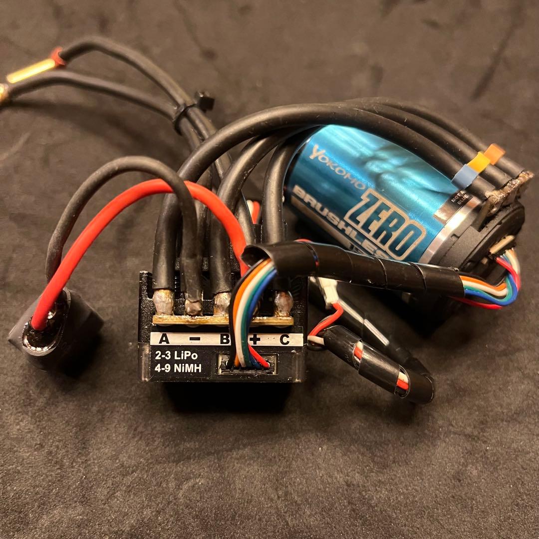 ブラシレスモーターESCセット④ホビーウイングXtreme+ヨコモZERO