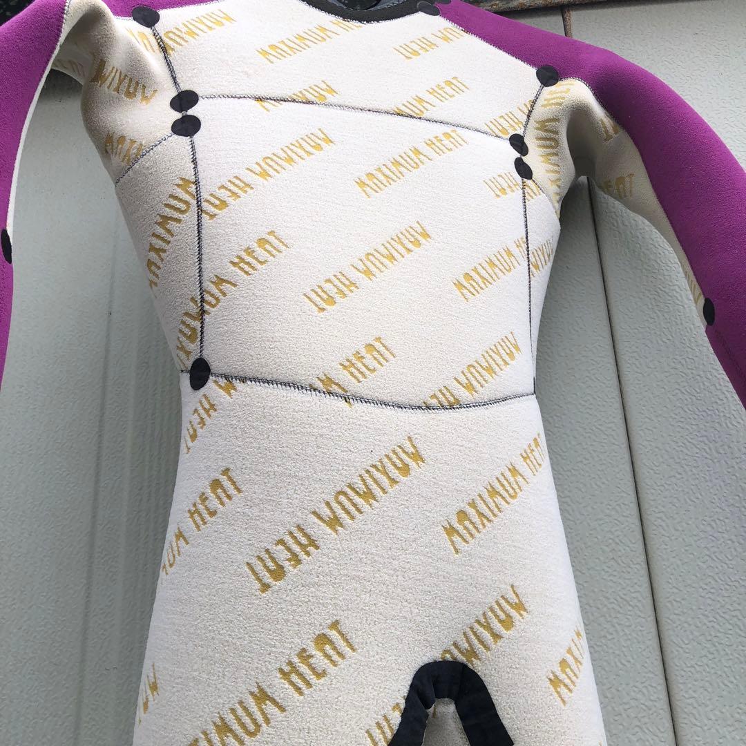 FELLOW セミドライ 5×3mm ウェットスーツ150 冬用裏起毛スキン美品