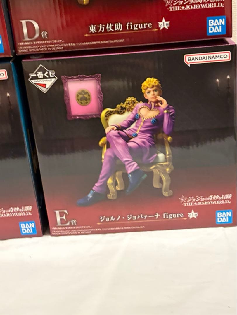 ジョジョ　一番くじ　フィギュア4個+ピンズコレクション3個+下位賞31個セット