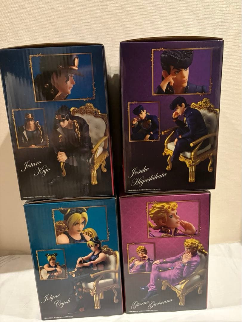 ジョジョ　一番くじ　フィギュア4個+ピンズコレクション3個+下位賞31個セット