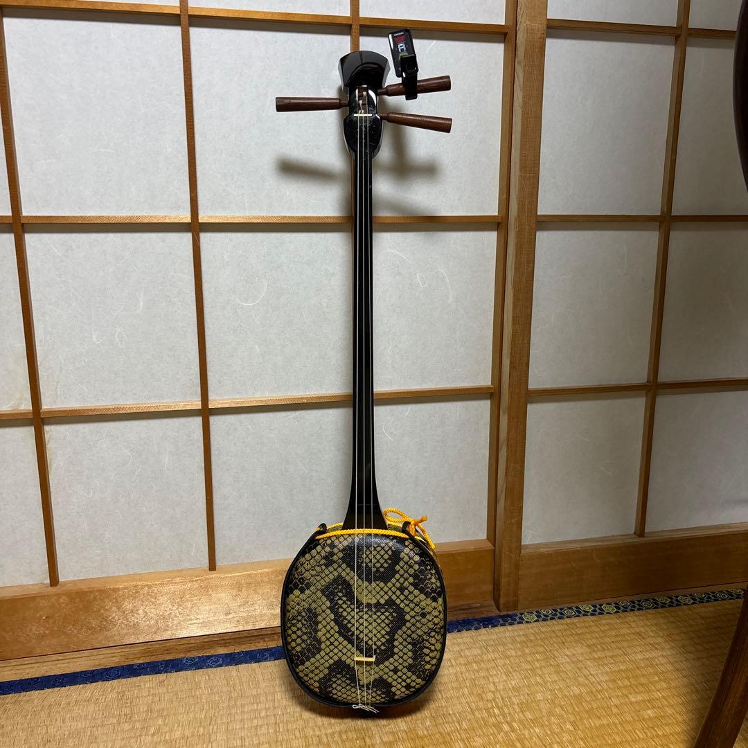 三線 3弦 【沖縄】チューナーとbasic of沖縄三線本付き