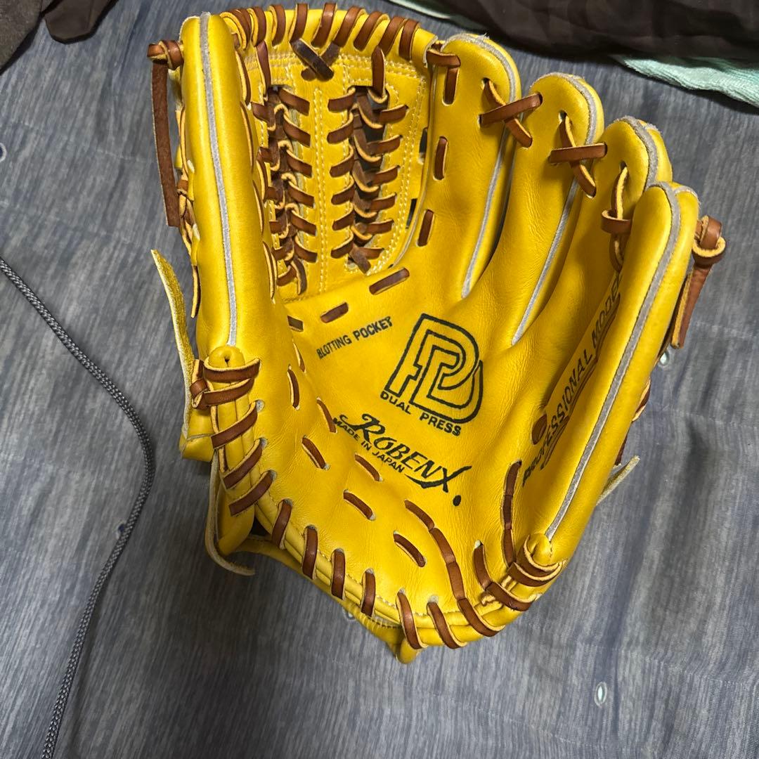 ロベンクス 野球グローブ イエロー オーダー