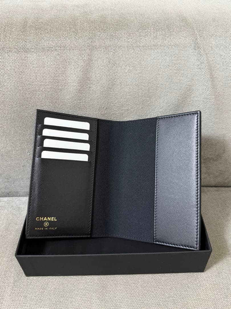 値下げ！新品未使用 シャネル　キャビア　パスポートケース　国内完売　希少