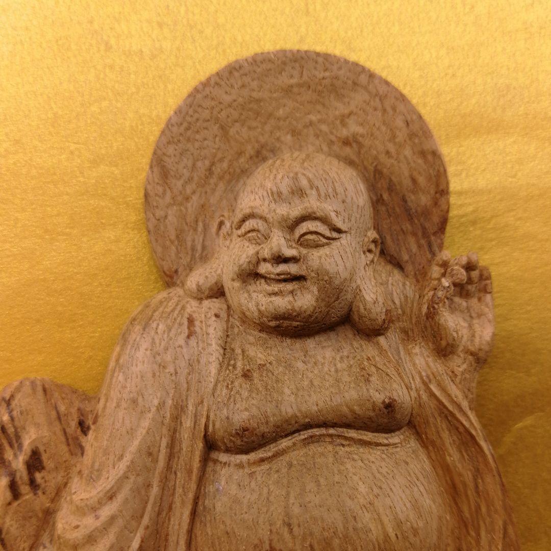 沈香持珠弥勒佛立像(整理番号:AJ16)