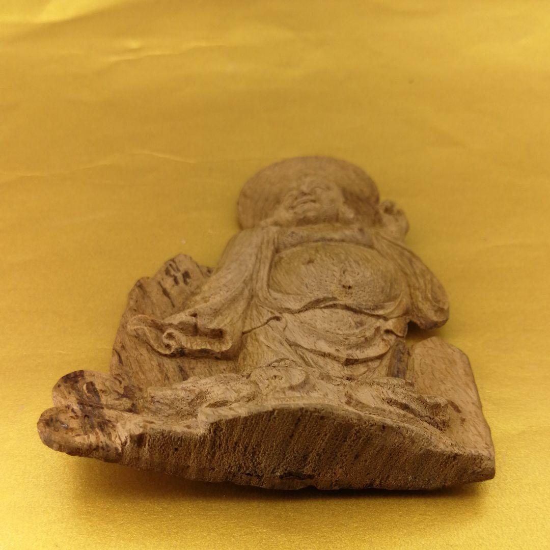 沈香持珠弥勒佛立像(整理番号:AJ16)