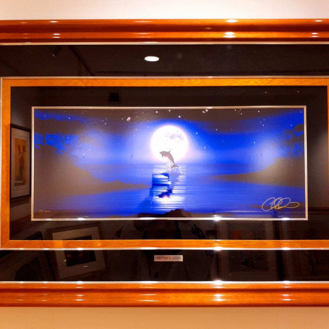 希少　ナンバー記載　93/300　クリスチャン・ラッセン作品　ミスティックライト