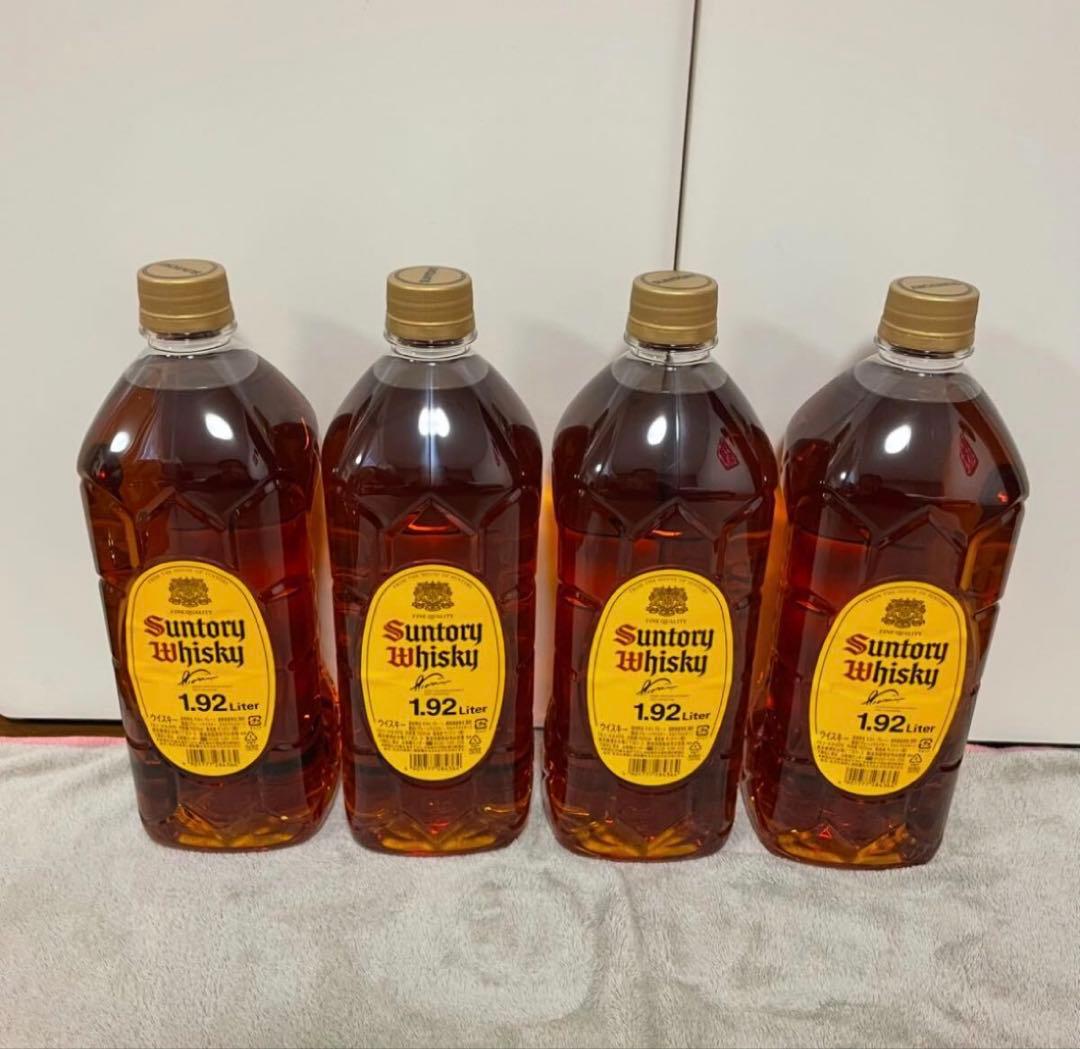 サントリー　角　ウイスキー　1.92リットル 4本セット