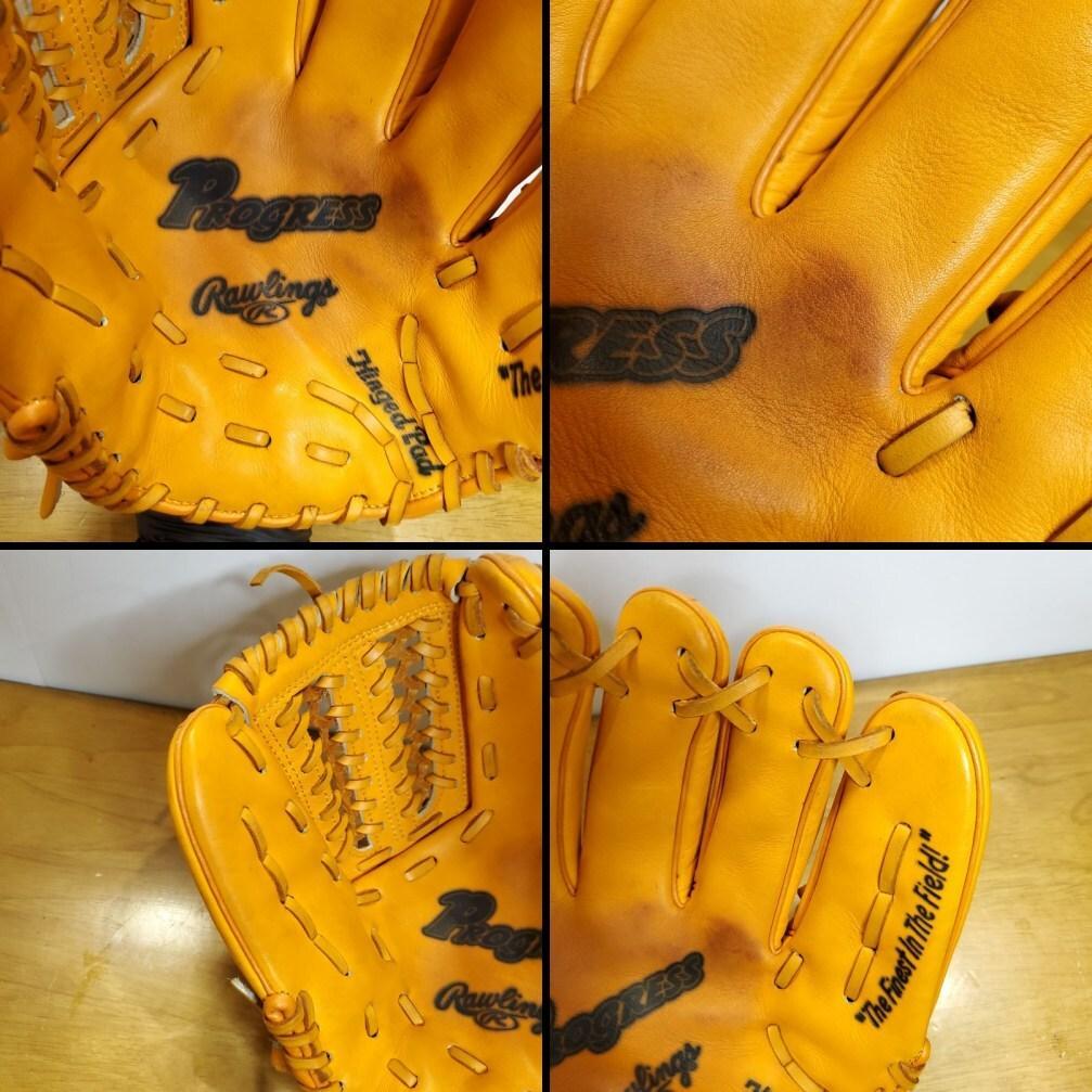 ローリングス プログレス オーバルRラベル エントリーランク 良品 軟式グローブ