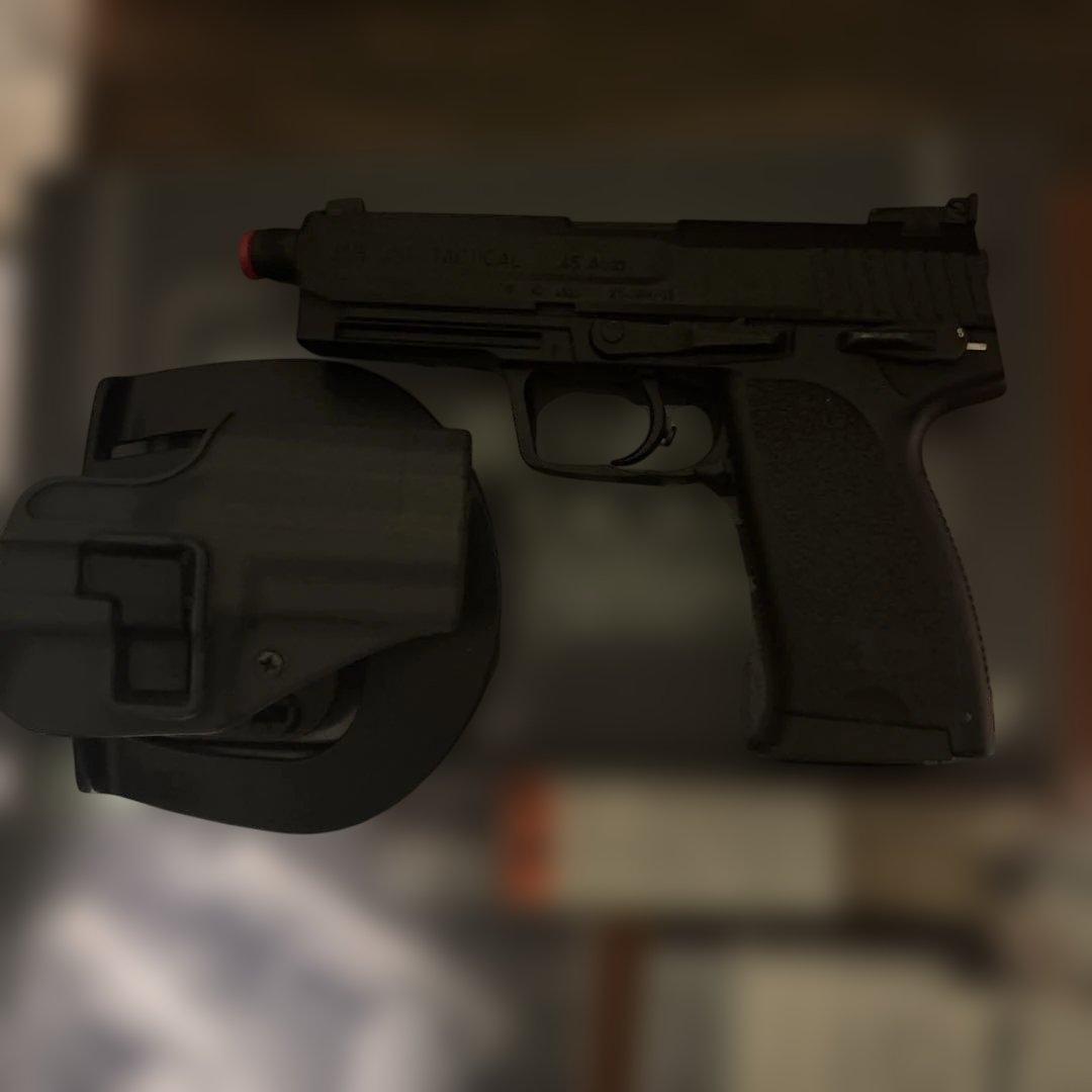 ガスガン KSC システム7 ＵＳＰ45 TACTICAL ホルスター付き
