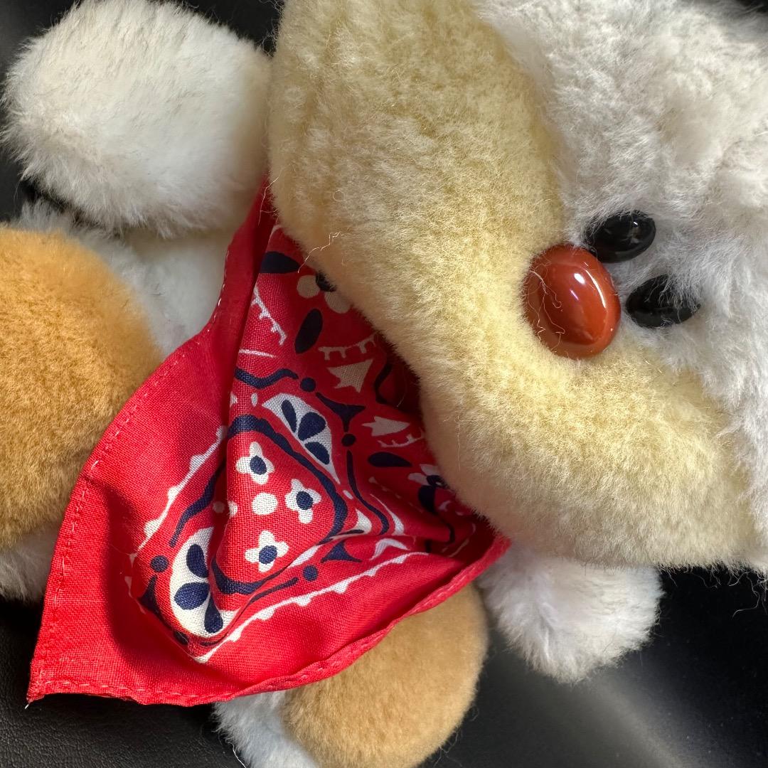 ♡※後左1009 昭和レトロ オオイケ オルゴール モーモー ぬいぐるみ