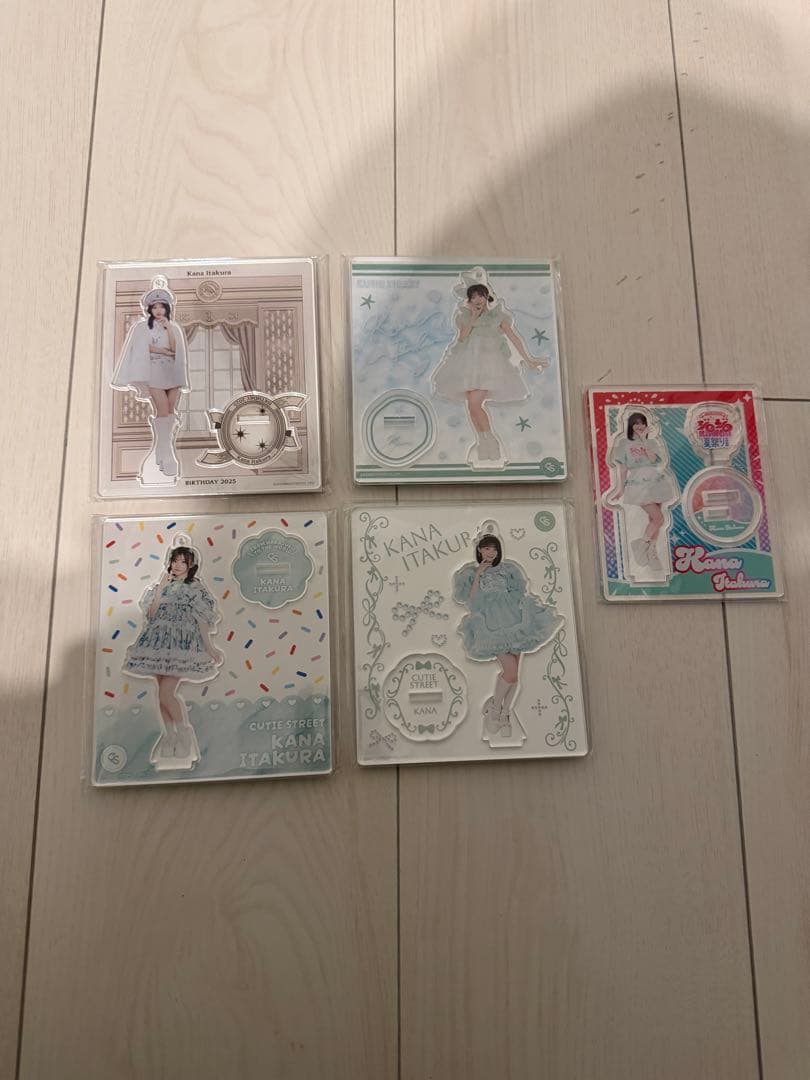 CUTIE STREET 板倉可奈 アクリルスタンド5点セット