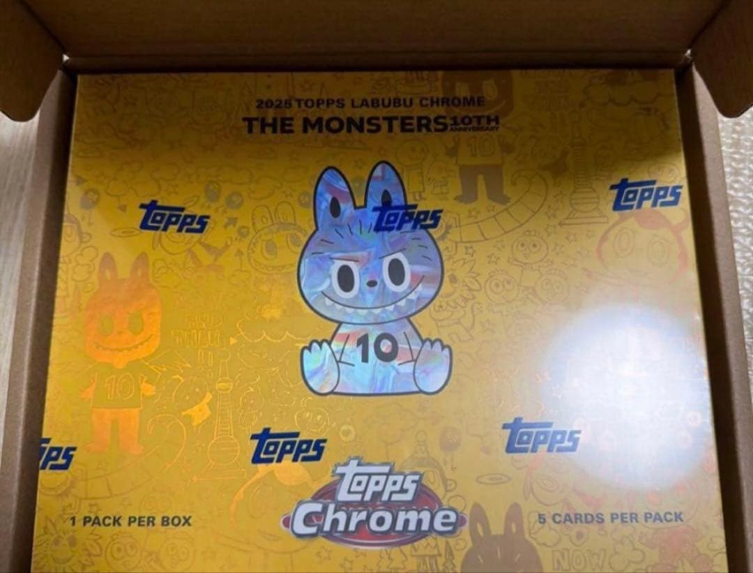 その他 2025 Topps Chrome Labubu Anniversary Box