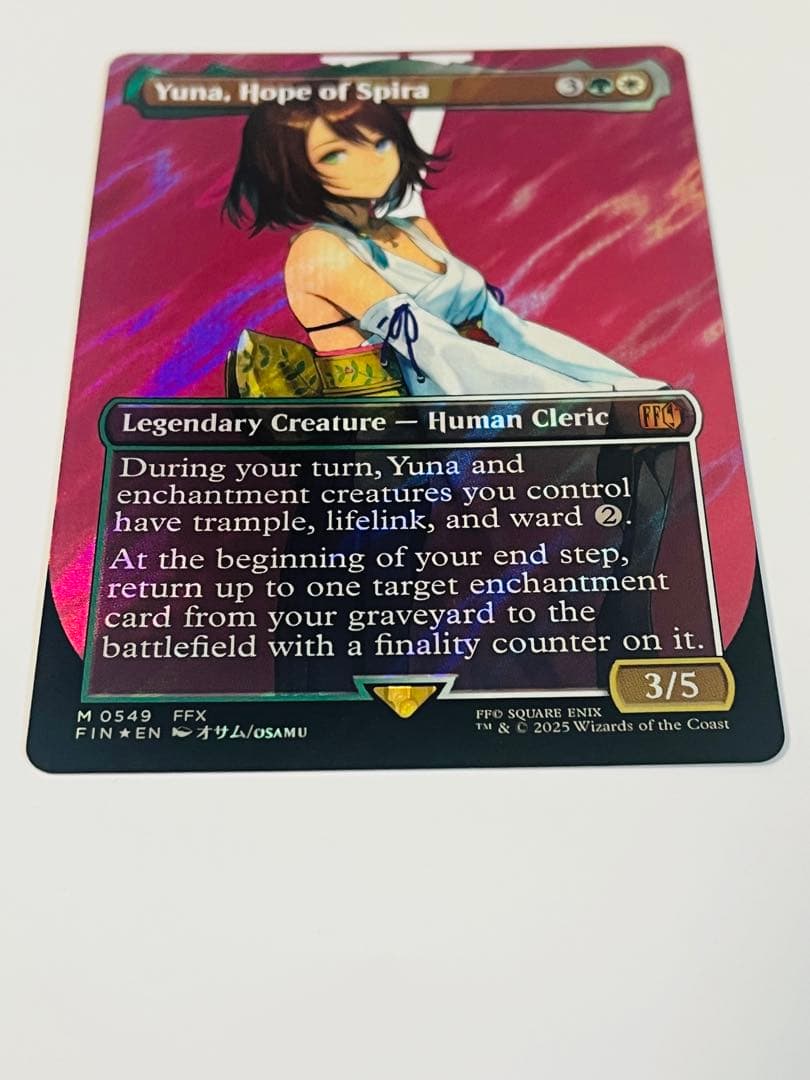 MTG スピラの希望、ユウナ サージfoil 神話レアFFX 英語版