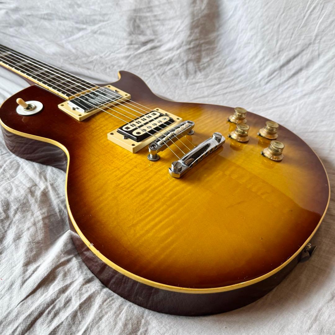 【希少】グレコレスポールEG420 フレイム杢 チェリーサンバースト1972年製