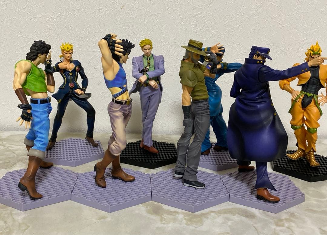 ジョジョの奇妙な冒険 DXコレクションフィギュア第１部～５部フィギュアまとめ
