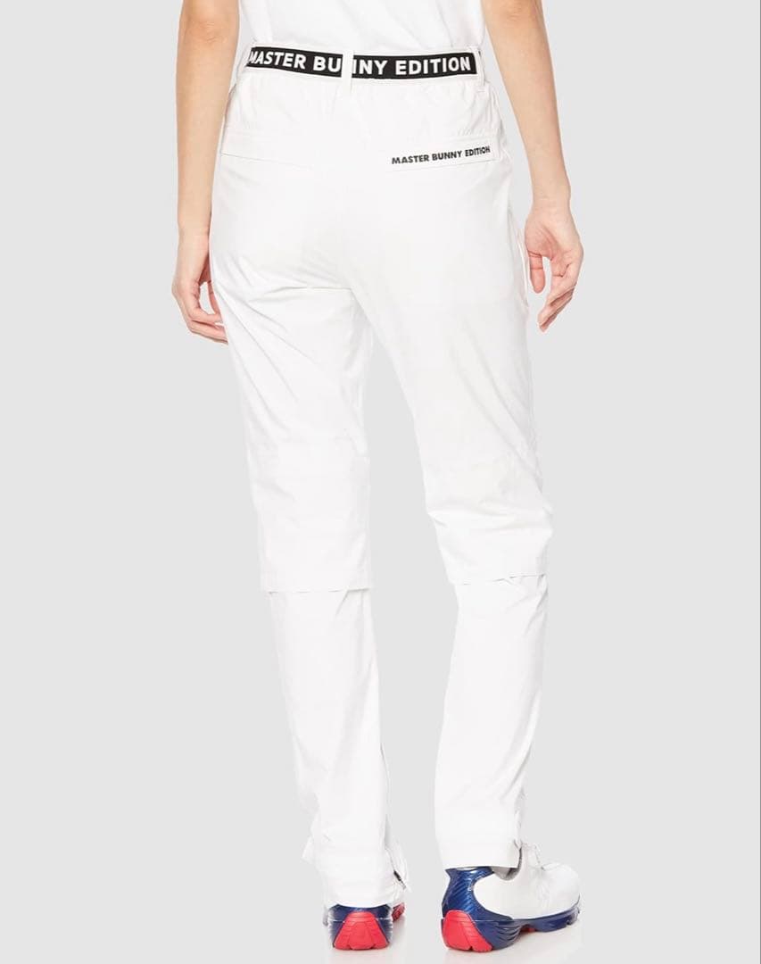 新品 パーリーゲイツ マスターバニー レインウェア セットアップ ホワイト 2