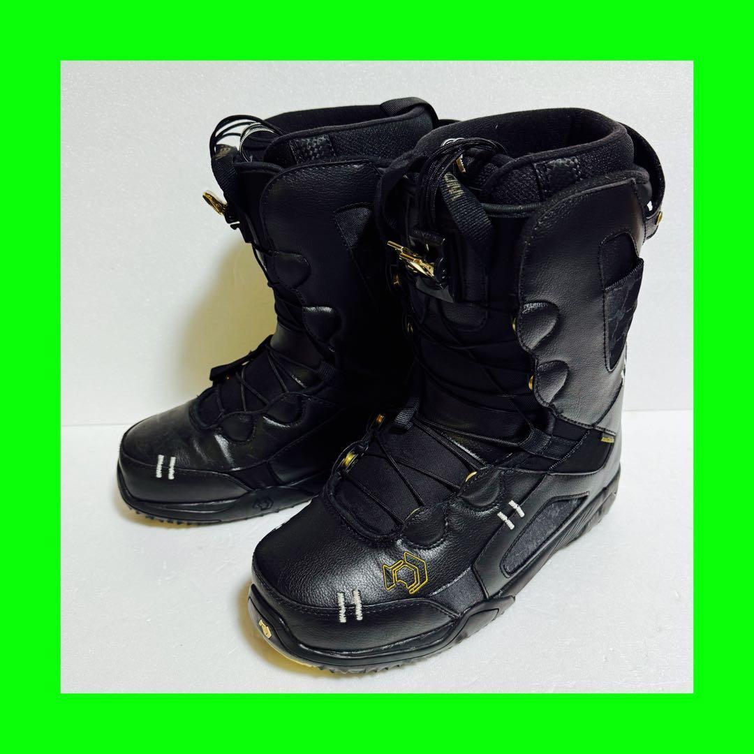 27.5cm スノーボードブーツ 黒色ブラック 初心者格安処分