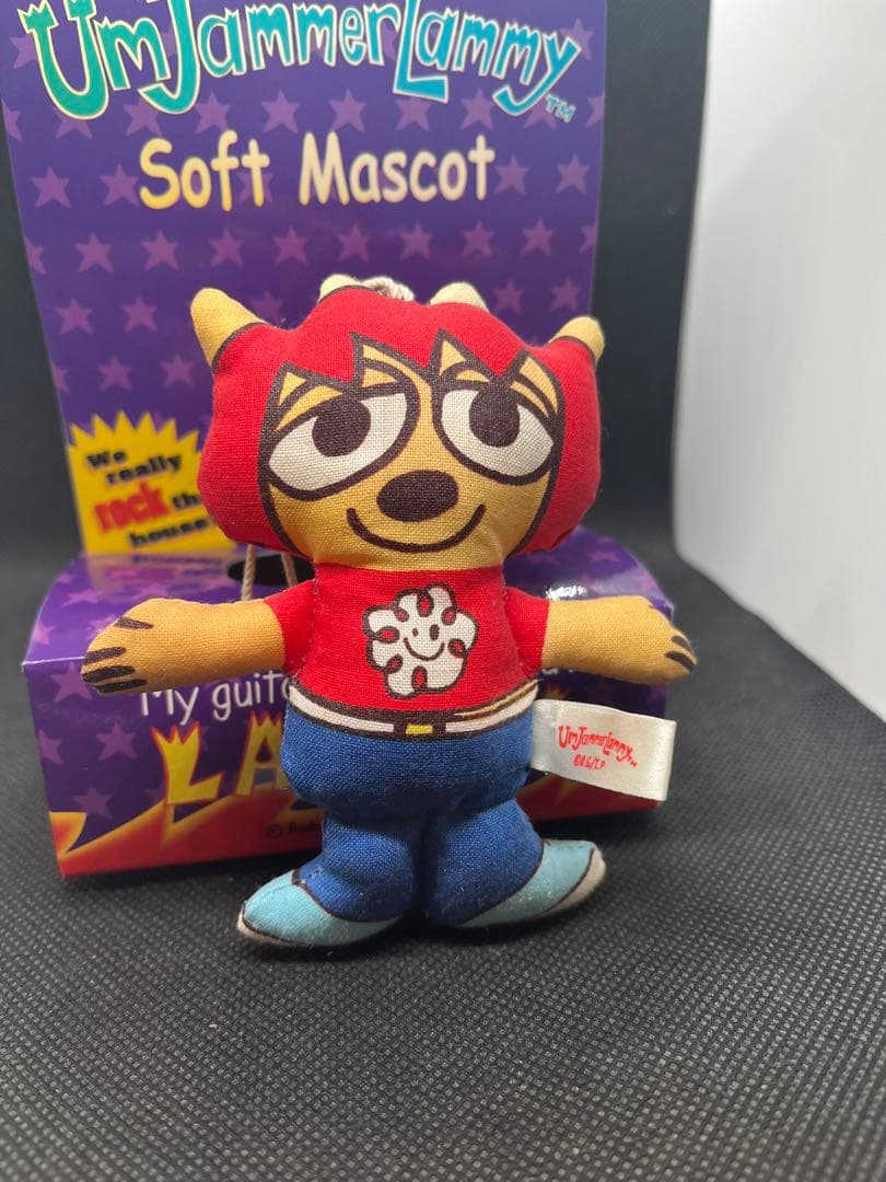 パラッパラッパー　ウンジャマラミー　ソフトマスコット　ぬいぐるみ　レトロ
