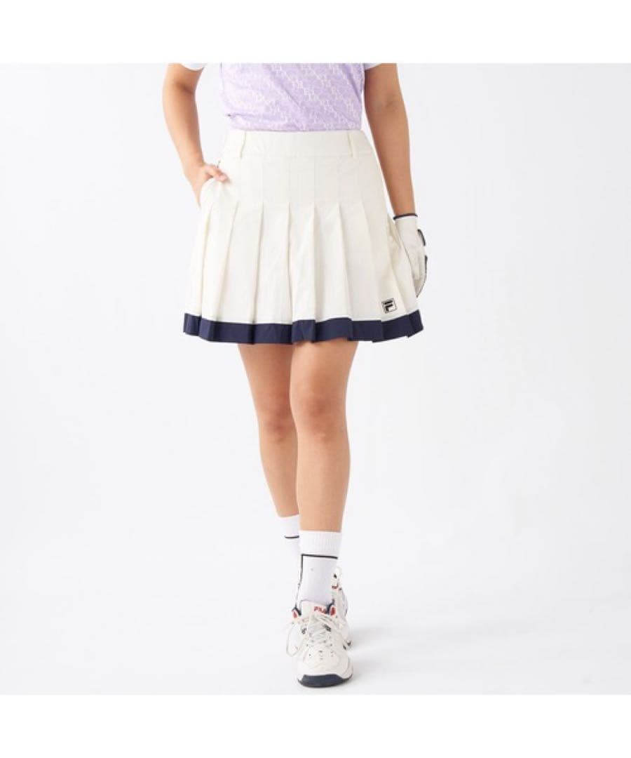 FILA フィラゴルフ モックネックシャツ プリーツスカートセット【L】未使用