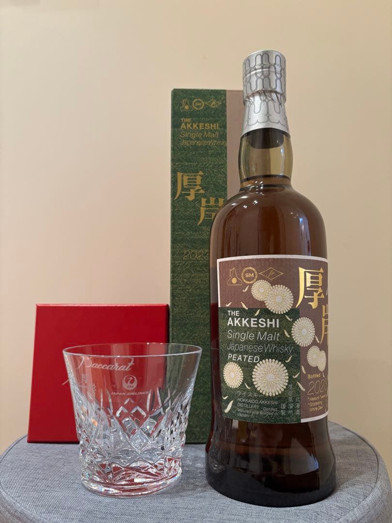 厚岸白露2023 JAL限定exclusive バカラグラス付