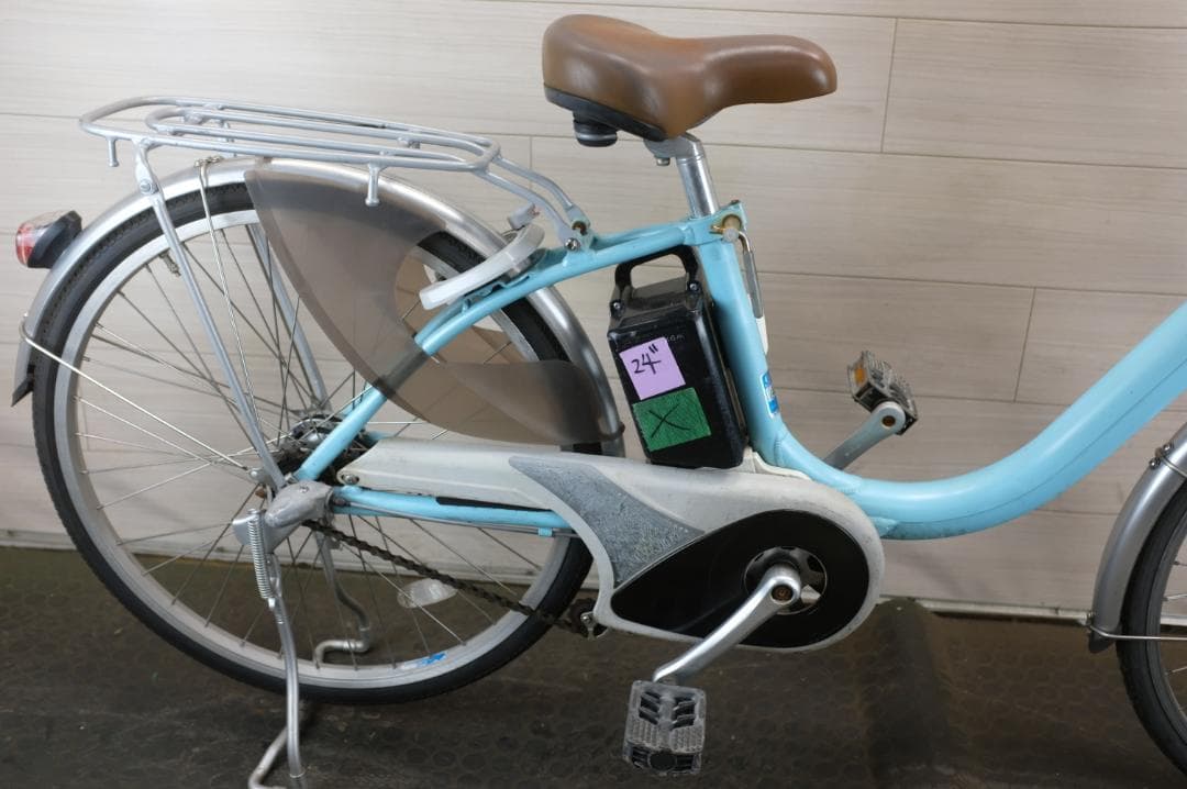 パナソニック　電動アシスト自転車　24インチ　３段　本体　バッテリーと充電器なし