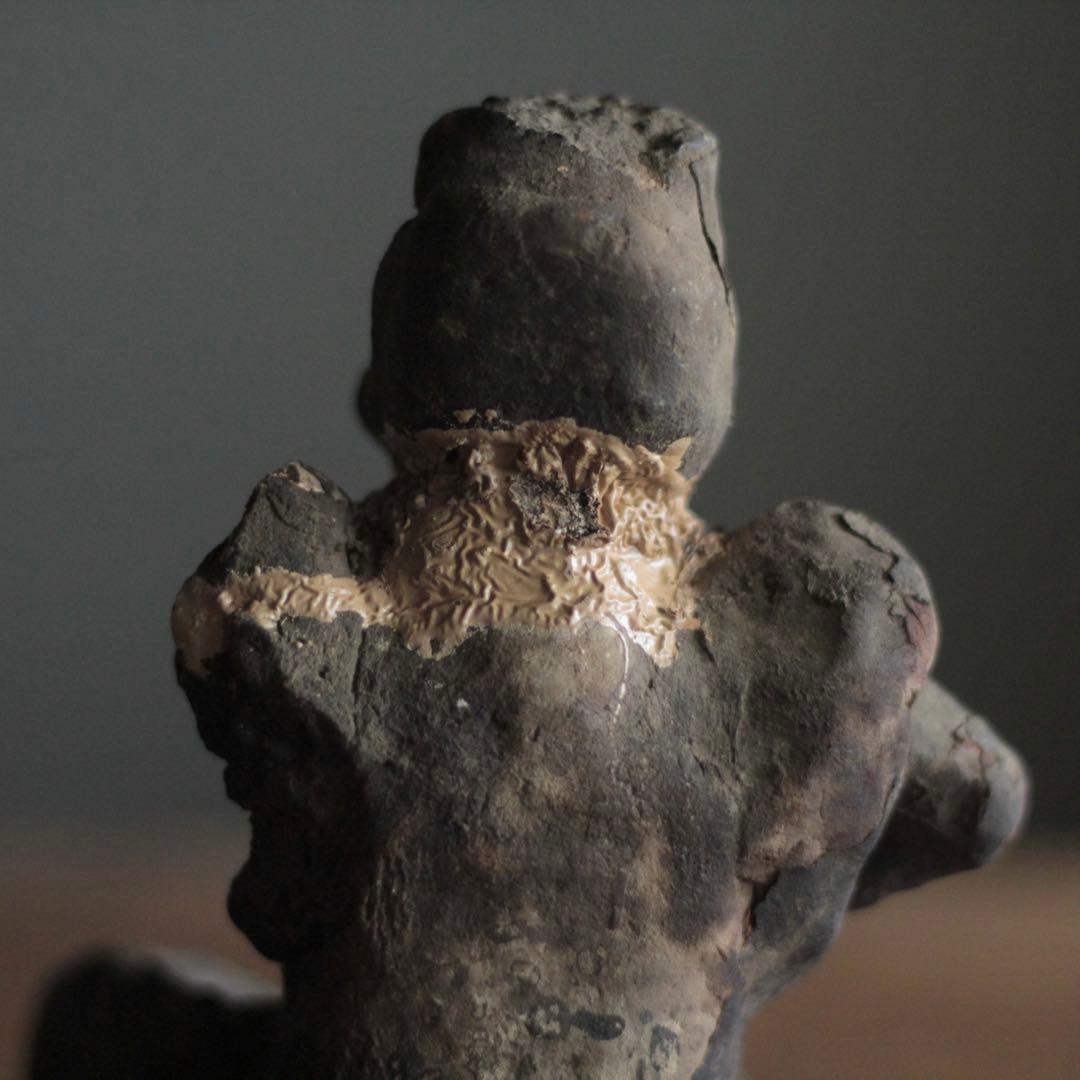 古い 土人形 恵比寿さん 古美術 古道具 アンティーク オブジェ