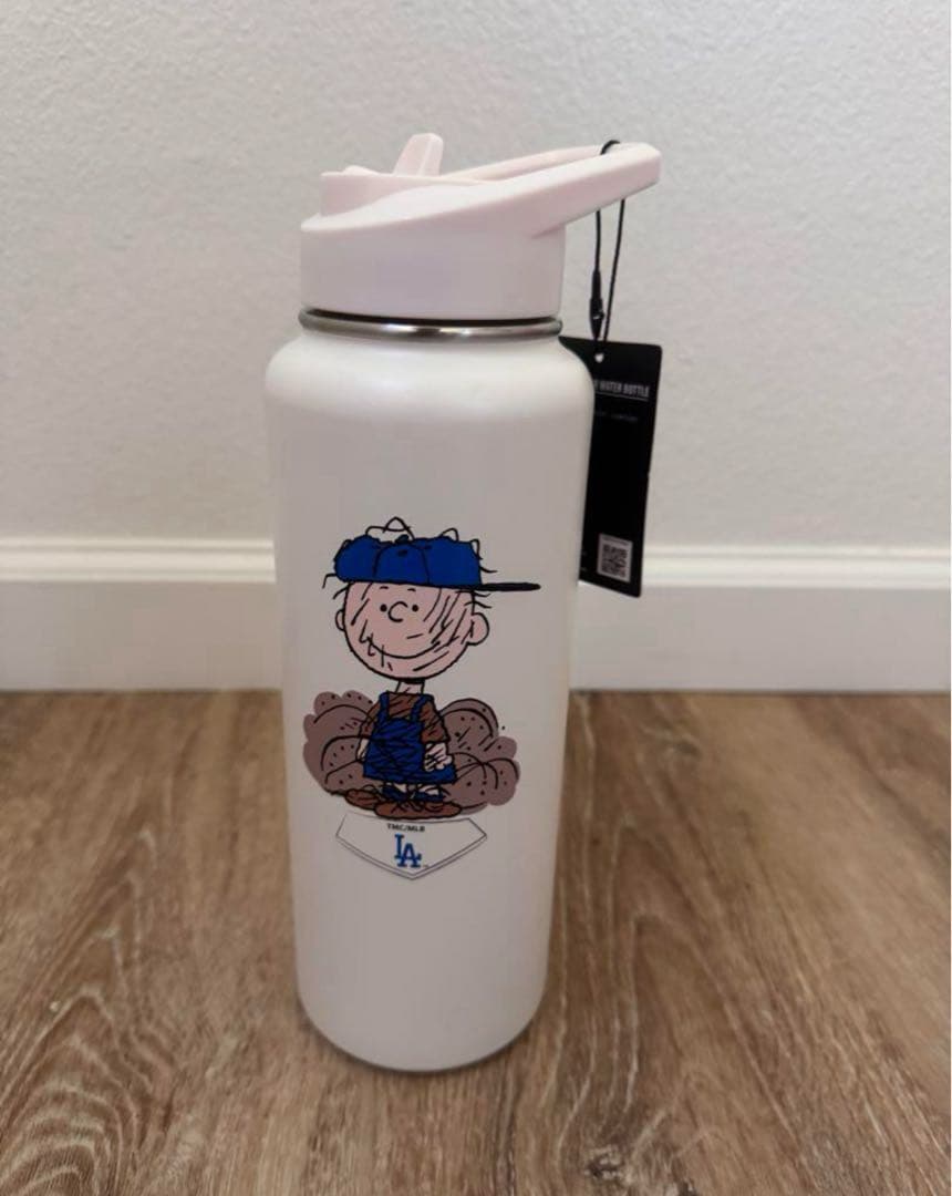 ロサンゼルス　ドジャース　✖︎ peanuts ボトル　ステンレス　米国購入新品