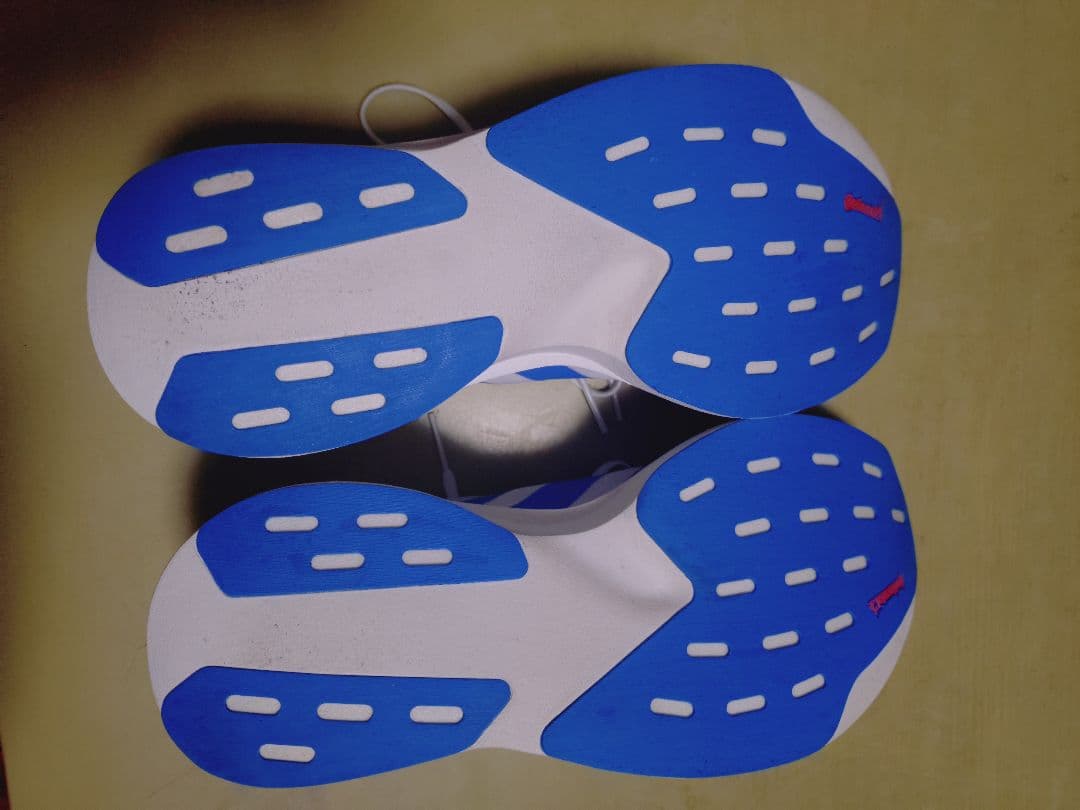 adizero evo sl 27cm ランニングシューズ ホワイト/ブルー