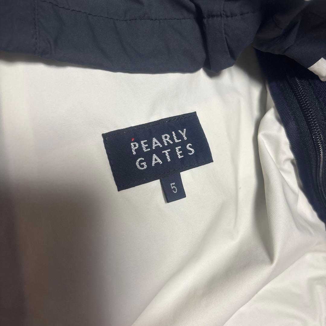 PEARLY GATES ストライプナイロンジャケット