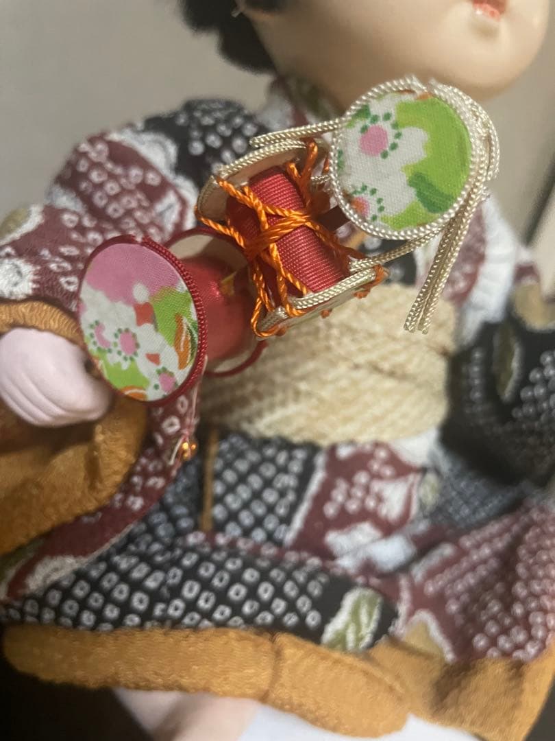 新春お値下げ 市松人形 でんでん太鼓 男の子 アンティーク 縁起物