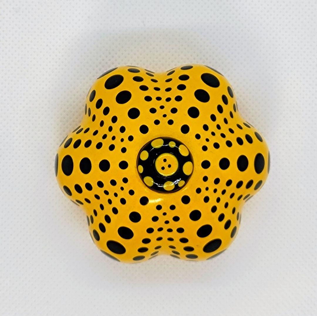 【希少品】草間彌生 パンプキン かぼちゃ オブジェ ペーパーウェイト 箱付