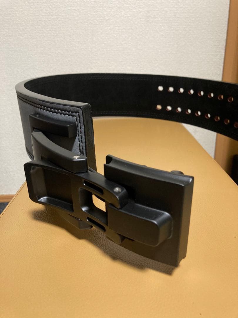 レバーアクションベルト　 本革　13ミリ厚　 Sサイズ　グレー色　SBD 鬼